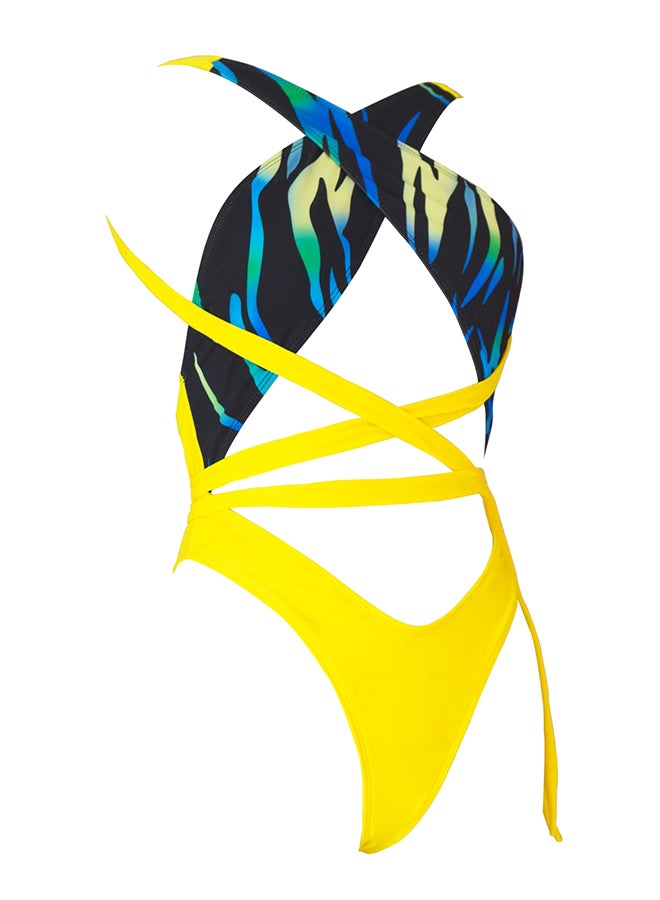 Generic - Hollow Out Beach Swimwear Bikini Multicolor - Image 1