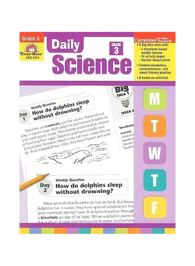 Daily Science Grade 3 Paperback English by Evan-Moor - 39984