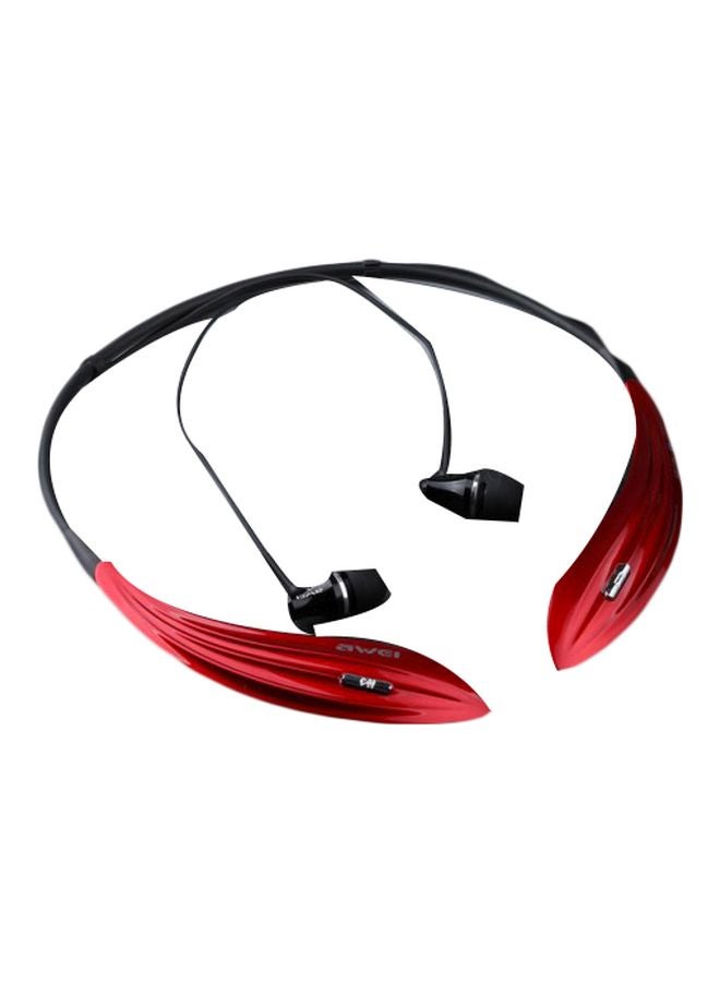 Awei Bluetooth In-Ear Earphones With Mic Red