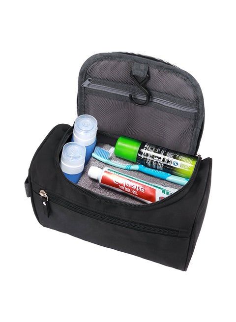 Multifunctional Extra Large Toiletry Kit Black 10x5.2x6inch
