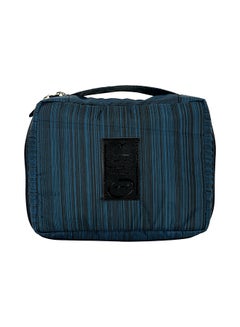 Travel Makeup Cosmetic Bag Blue 7.0X9.4X3.5inch