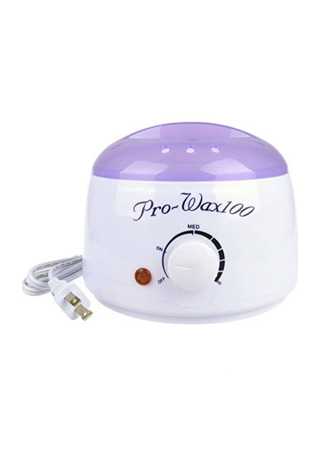 برو واكس 100 جهاز تسخين للشمع أبيض/أرجواني 400ملليلتر - Image 1
