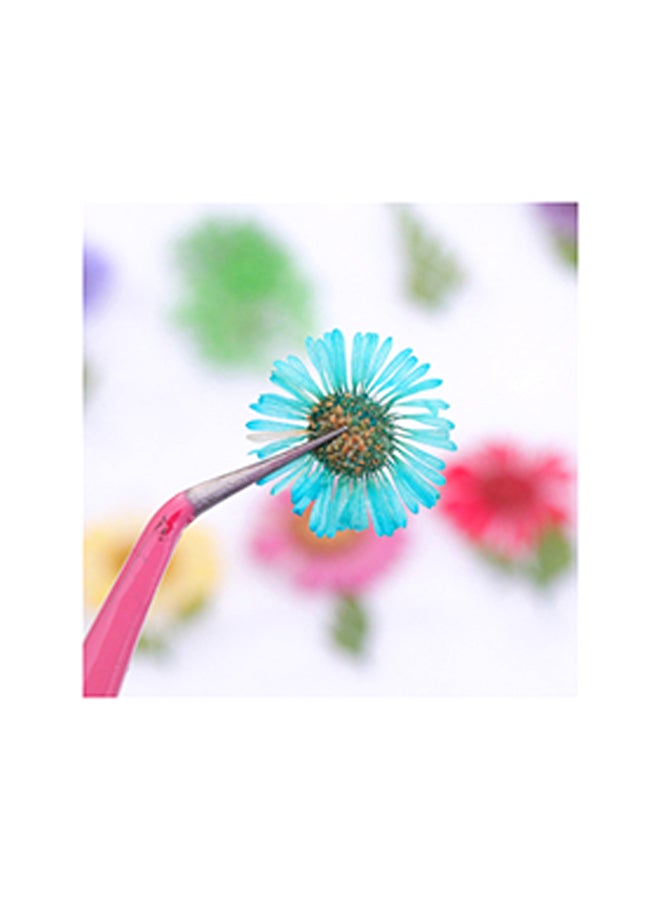 مجموعة عبوات إكسسوارات لتزيين الأظافر على شكل زهور مكونة من 12 قطعة موضوعة في علبة متعدد الألوان - Image 3