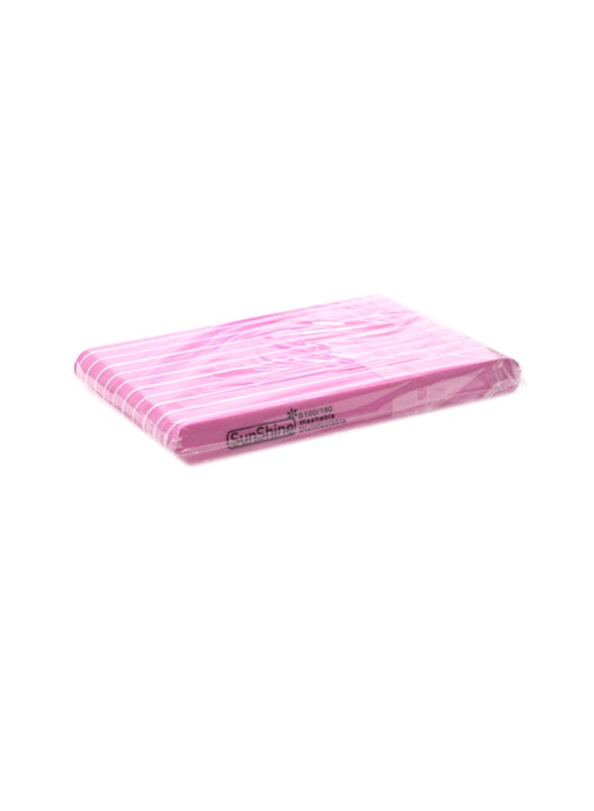 11-Piece Polishing Strip File Set Pink - Image 1