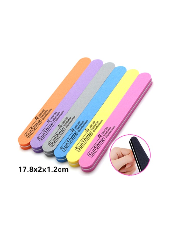 11-Piece Polishing Strip File Set Pink - Image 3