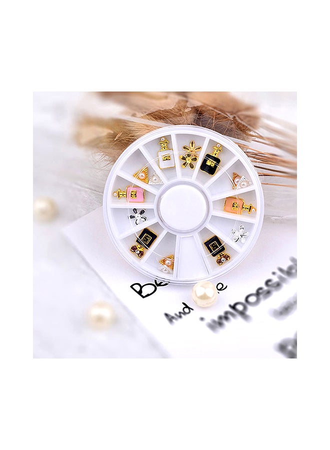 ماركة غير محددة 12-Piece Perfume Bottle Nail Buffer Set Multicolour  - Image 3
