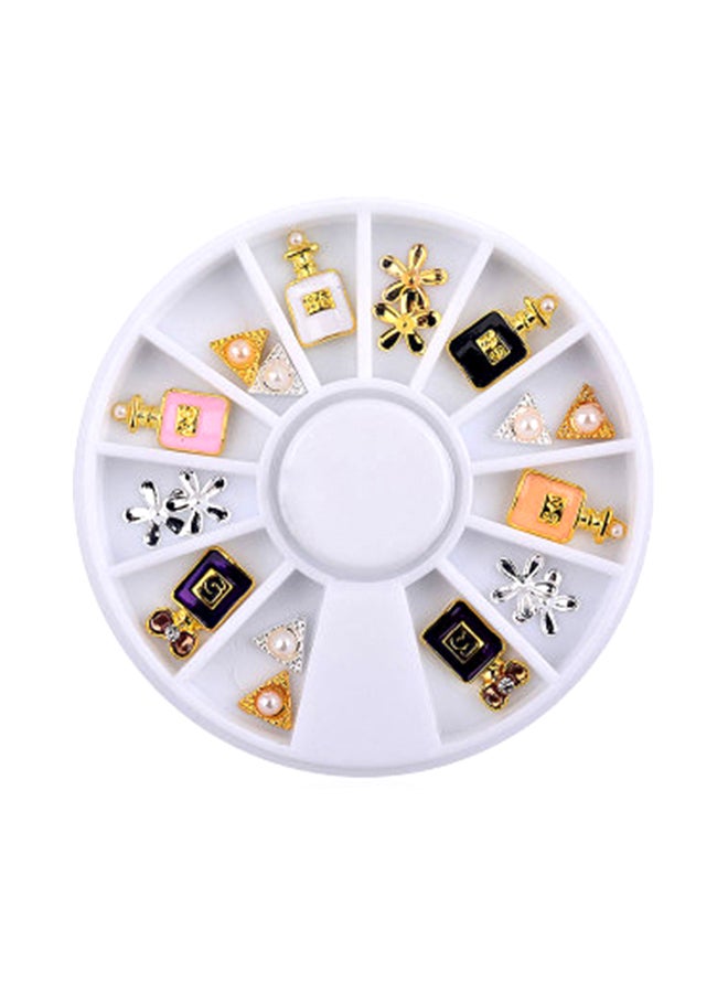 ماركة غير محددة 12-Piece Perfume Bottle Nail Buffer Set Multicolour  - Image 1