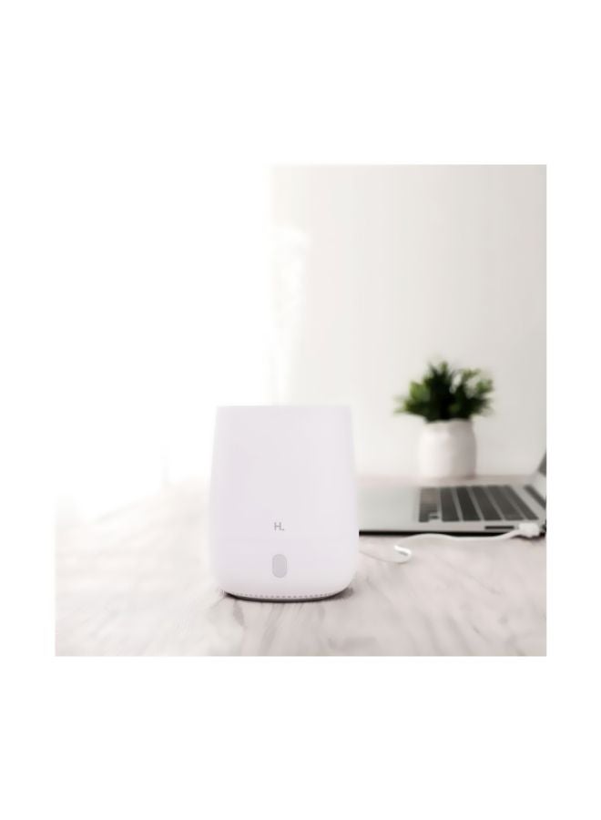 فواحة عطرية HL ميني بكابل USB أبيض 12x9.8x9.8سم