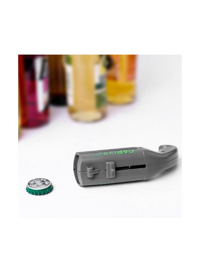 Bottle Cap Opener Gun Grey 130x55x38mm  - Image 2