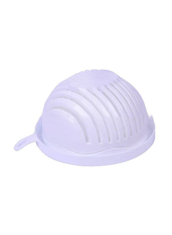 Generic Salad Cutter Bowl White 