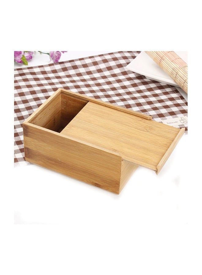 Wooden Napkin Holder Brown 16x12cm  - Image 3