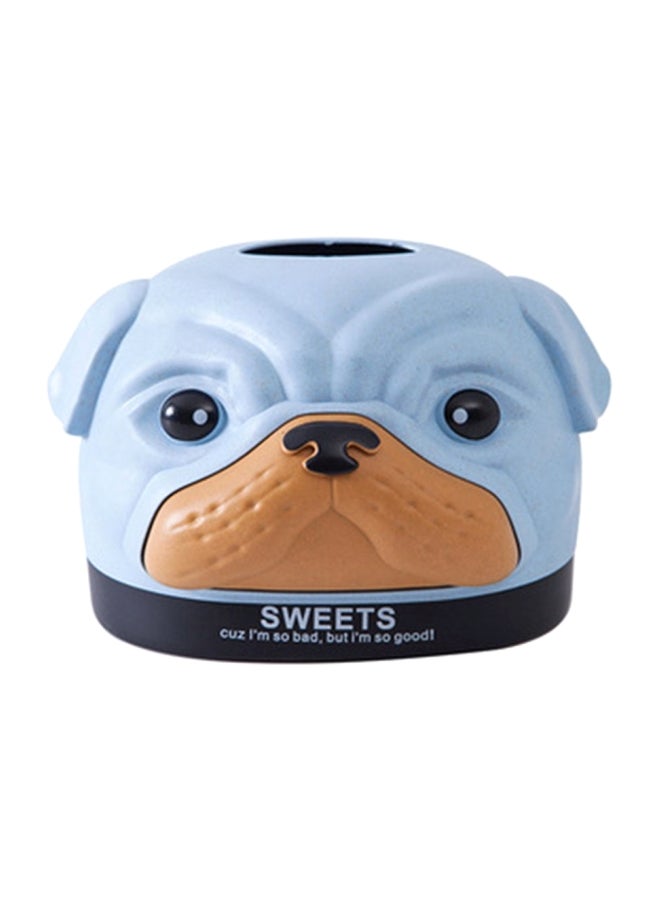 ABS Dog Shaped Napkin Holder Blue/Beige 17x13.5centimeter  - Image 1