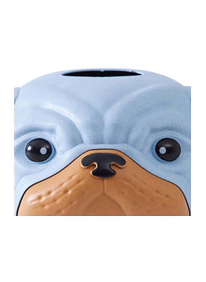 ABS Dog Shaped Napkin Holder Blue/Beige 17x13.5centimeter  - Image 2