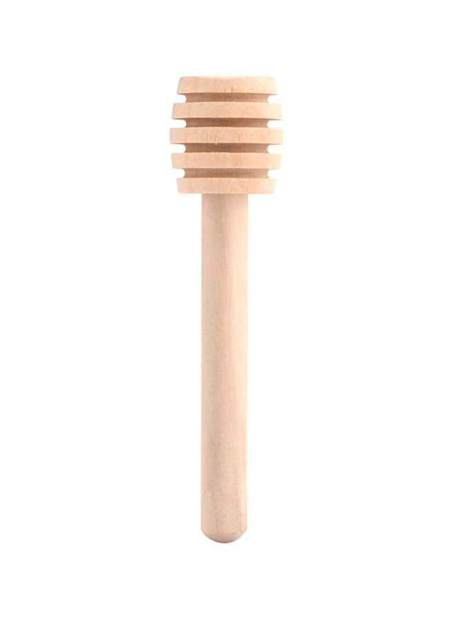 Wooden Honey Dipper Stick Beige 16x2.4centimeter