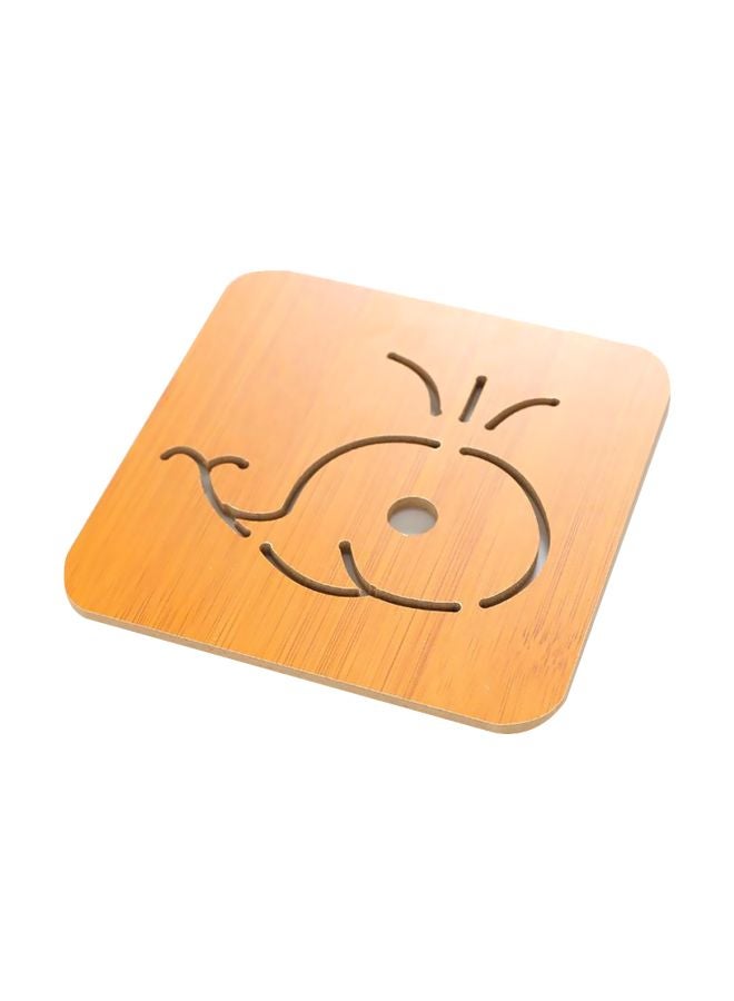 Bubble Fish Shaped Coaster Beige