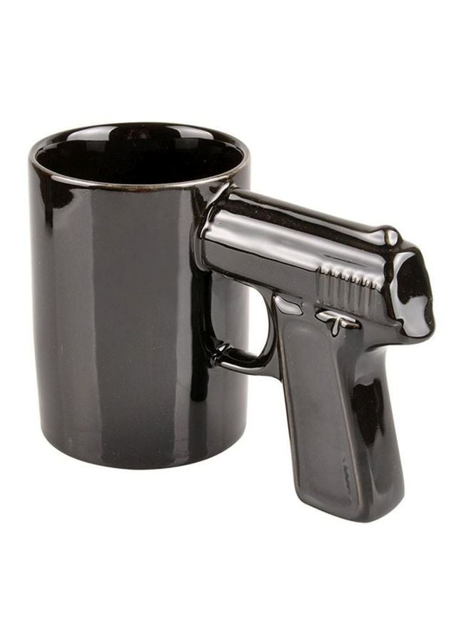 Ceramic Pistol Shaped Mug Black 16x10.7x7.8cm 