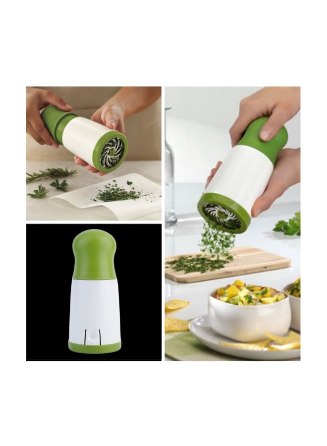 Generic - Herb Grinder White/Green 16x7centimeter - Image 1