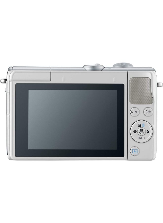 EOS M100 24.2MP Mirrorless Digital Camera With 15-45mm STM Lens And Accessories White