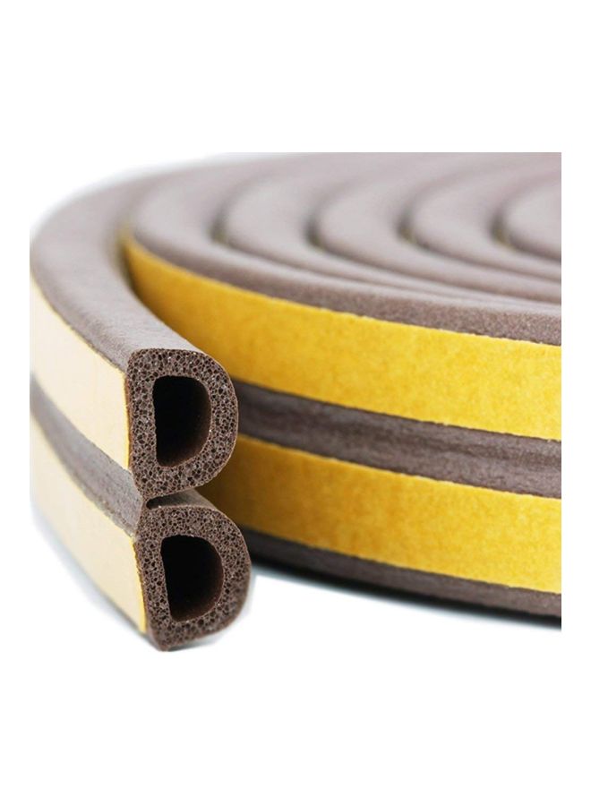 AIWANTO Self-Adhesive Door Sealing Strip Brown - Image 3