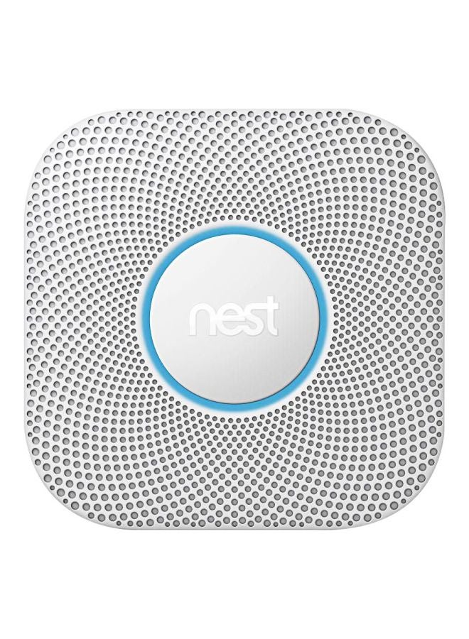 Nest Protect Pro (2nd Gen) Smoke/Carbon Monoxide Battery Alarm White/Blue 7inch 