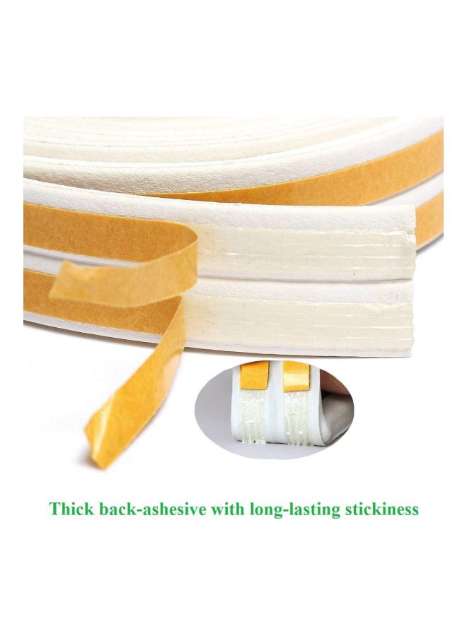 AIWANTO Self-Adhesive Door Sealing Strip White - Image 5