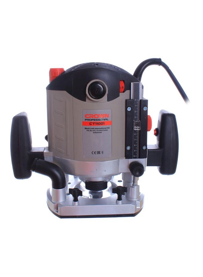 Professional Electric Router Machine Silver/Black/Grey