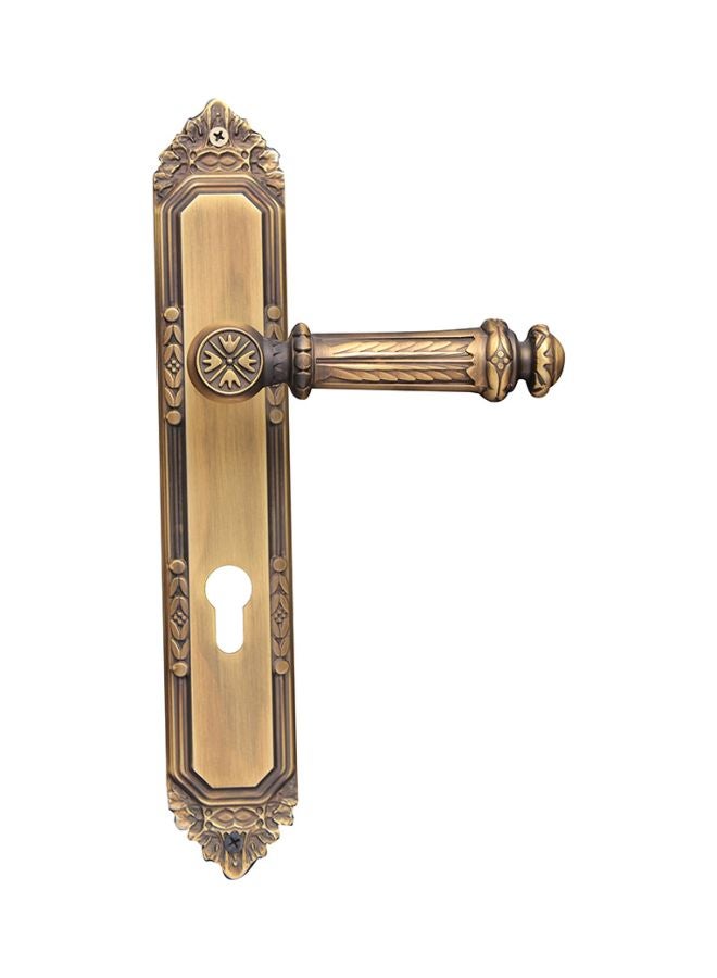 Excellence Copper Door Handle Oxide Yellow 