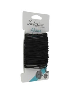 Xcluzive 40 Piece Thin Pony Tailers Set Multicolour 