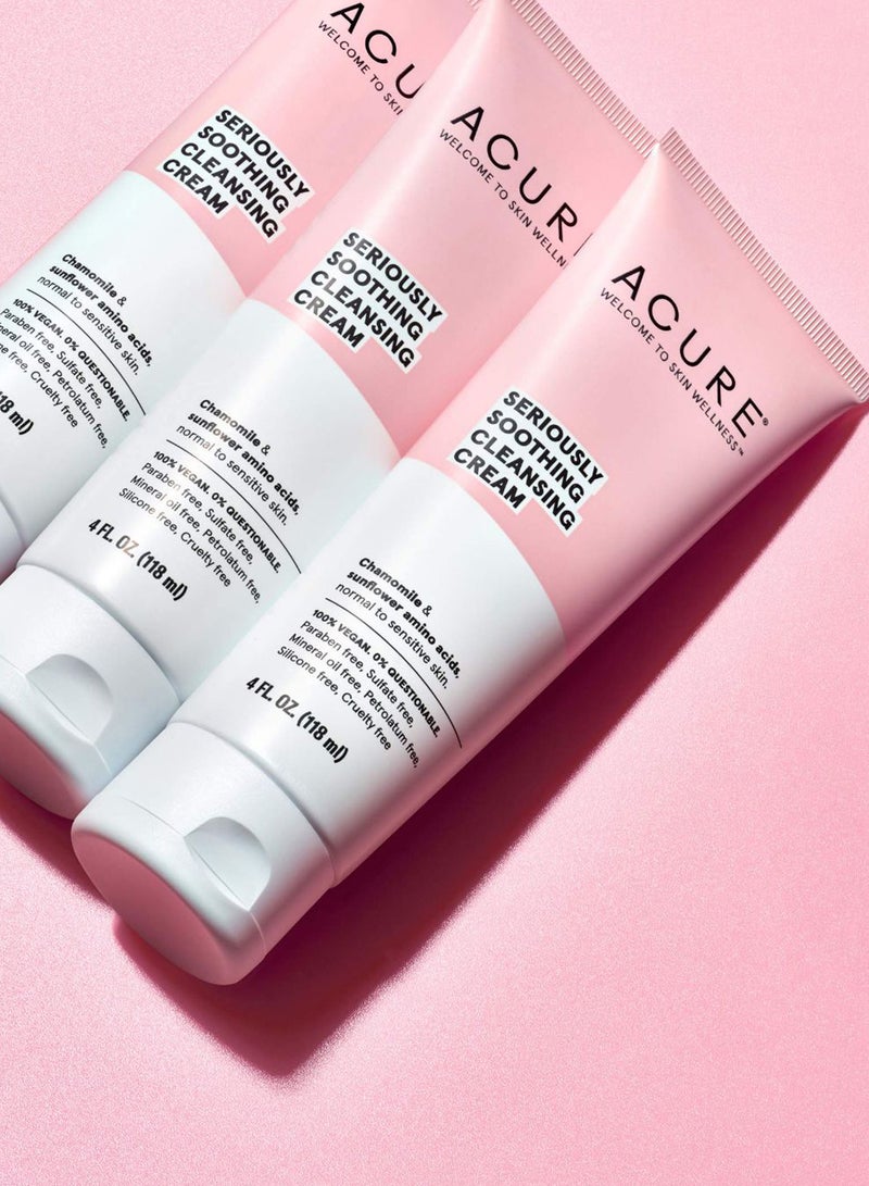 Acure - Seriously Soothing Cleansing Cream 4Fluid Ounce - Image 1
