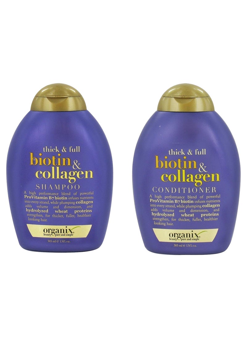 Thick & Full Biotin & Collagen Shampoo And Conditioner Set 2 x 385ml - v1574137895/N32132435A_1