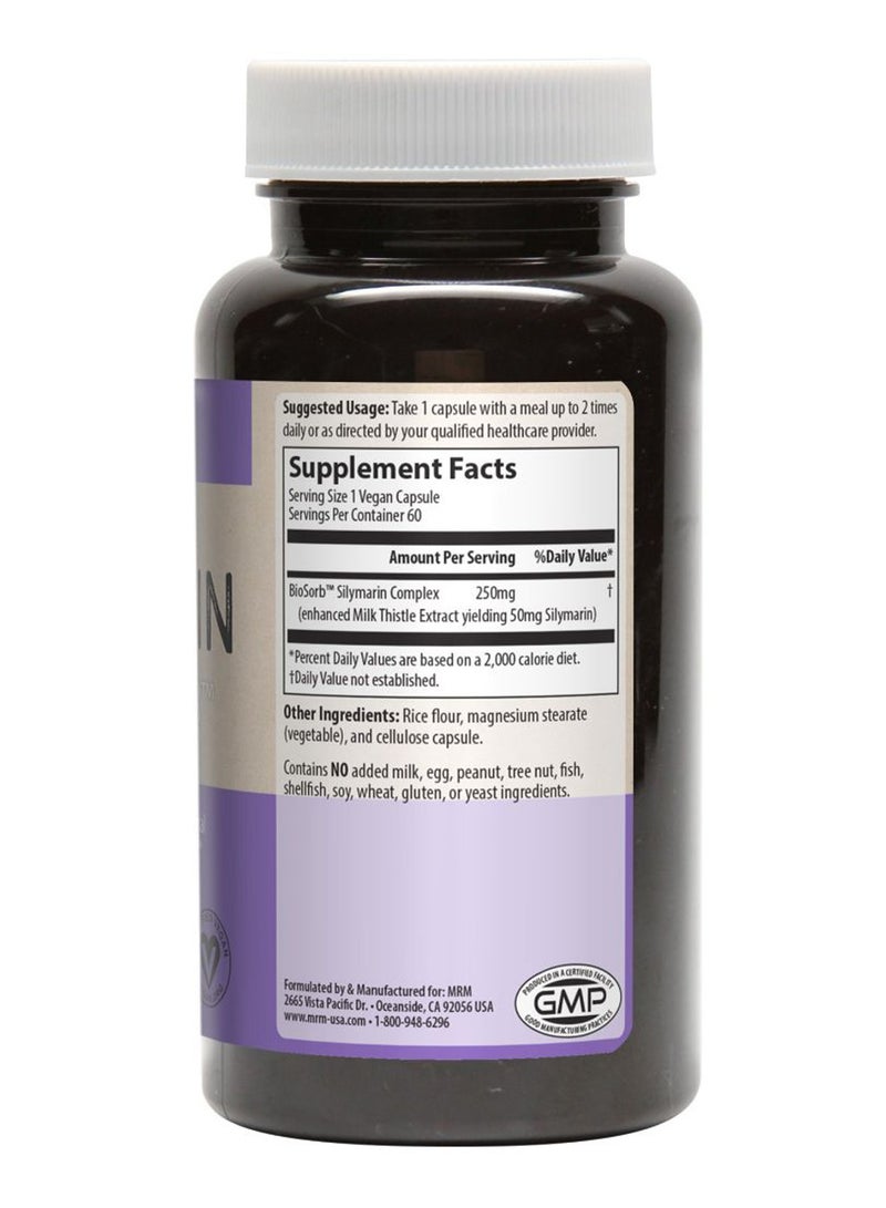 MRM Silymarin With Biosorb - 60 Capsule - Image 2
