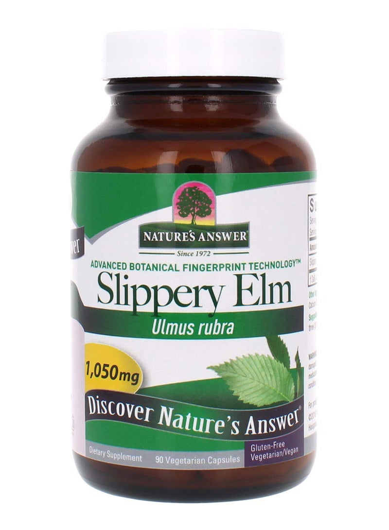 NATURE'S ANSWER Slippery Elm - 90 Capsules - Image 2