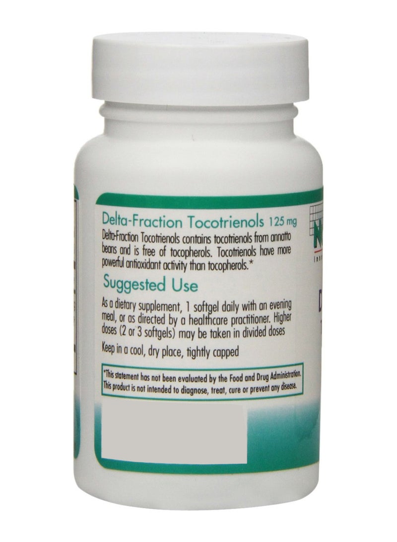 Nutricology Delta-Fraction Tocotrienols - 90 Softgels 125 mg  - Image 2