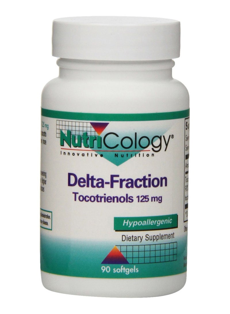 Nutricology Delta-Fraction Tocotrienols - 90 Softgels 125 mg  - Image 1