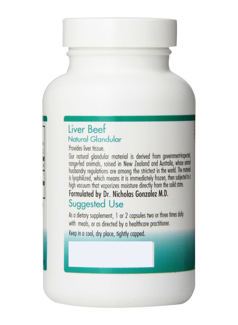 Nutricology Liver Beef - 125 Vegi Capsules - Image 2