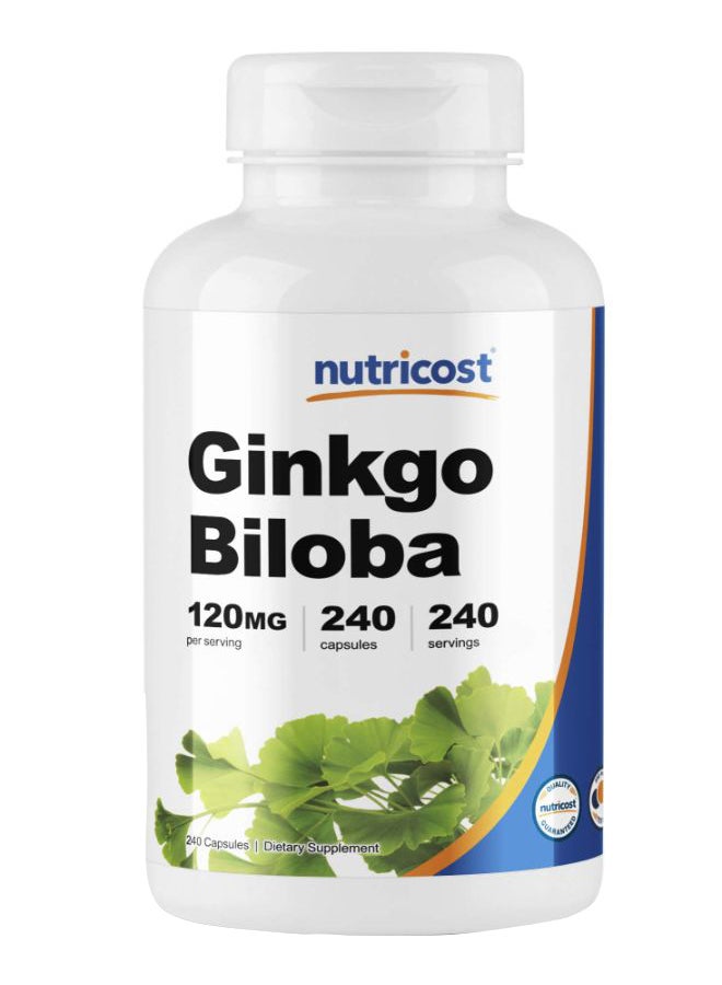 Nutricost Ginkgo Biloba - 240 Capsules - Image 1