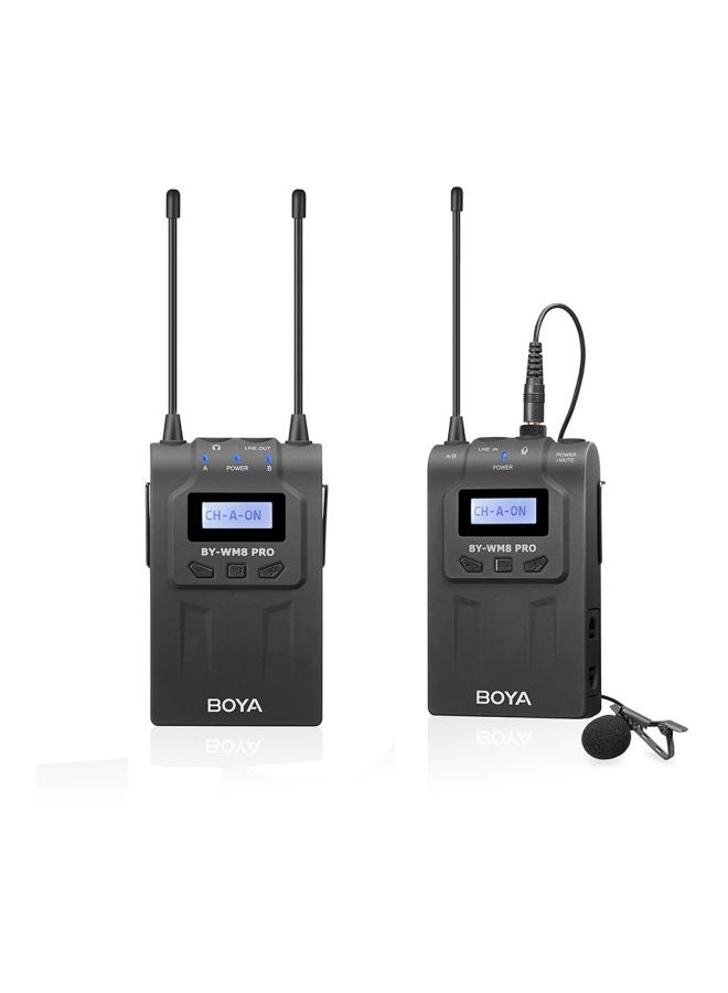 BOYA BY-WM8 Pro-K1 UHF Wireless Microphone System LU-D6225 Black - Image 2