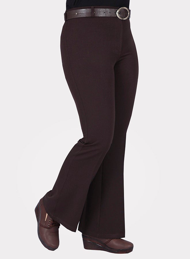 Smoky Egypt Bell Bottom Pants Brown - Image 2