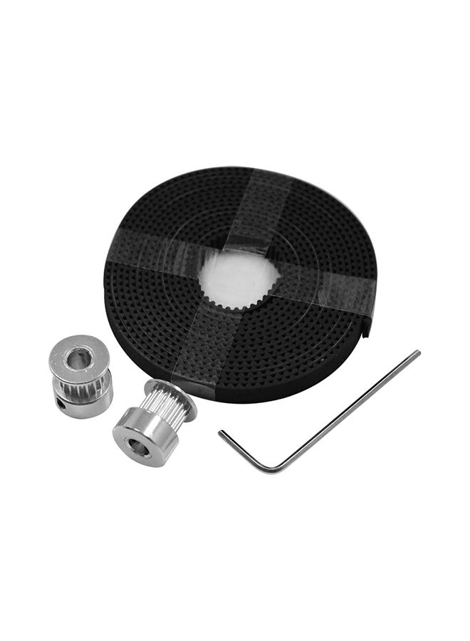 Aibecy 4-Piece 3D Printer Pulley Wheel Set Black  - Image 2