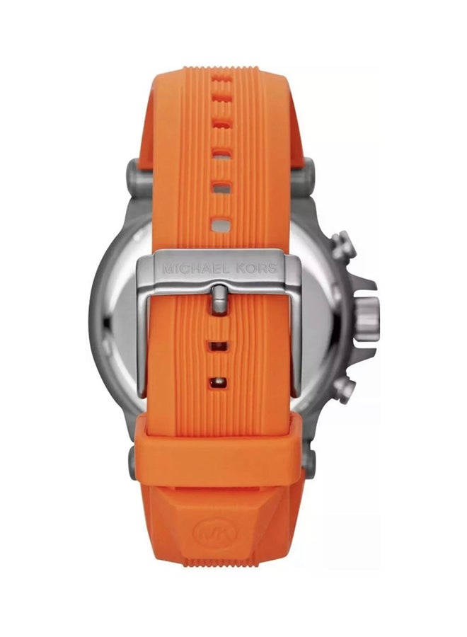 مايكل كورس - ساعة يد بعقارب بسوار من المطاط طراز MK8296 للرجال - Image 1