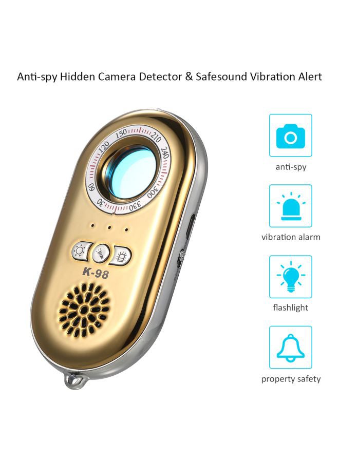 Portable Hidden Camera Detector Gold/Silver 12.2x6.5x3.5centimeter  - Image 4