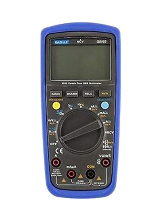 Gazelle Digital Multimeter Blue 7.5inch