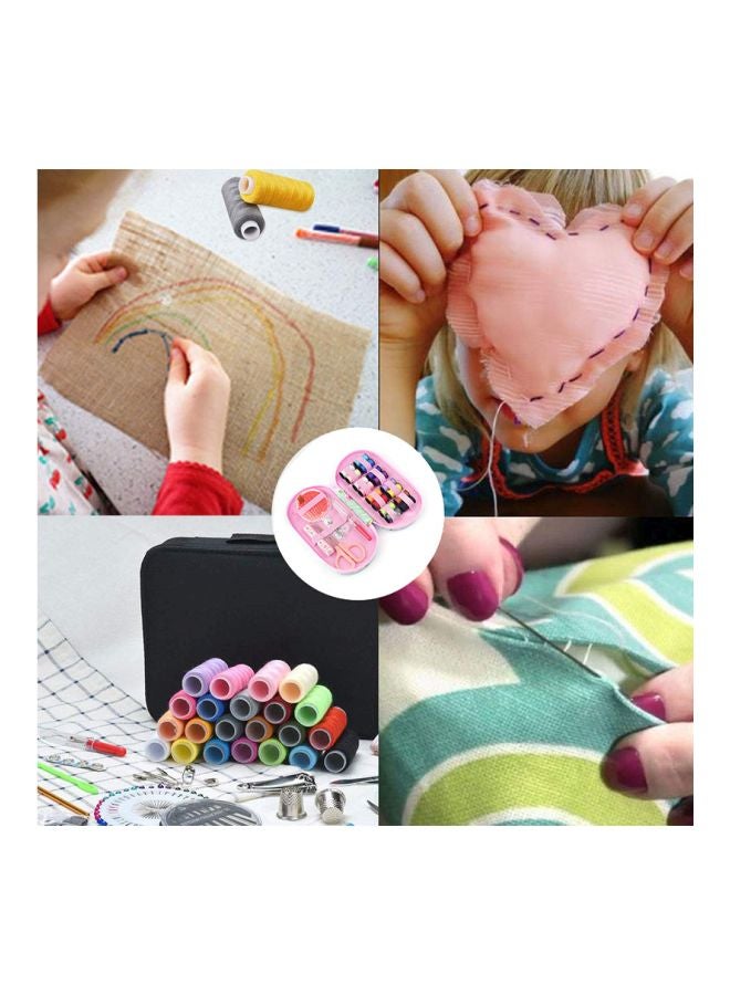AMERTEER - Sewing Kit Pink/Silver 9inch - Image 1