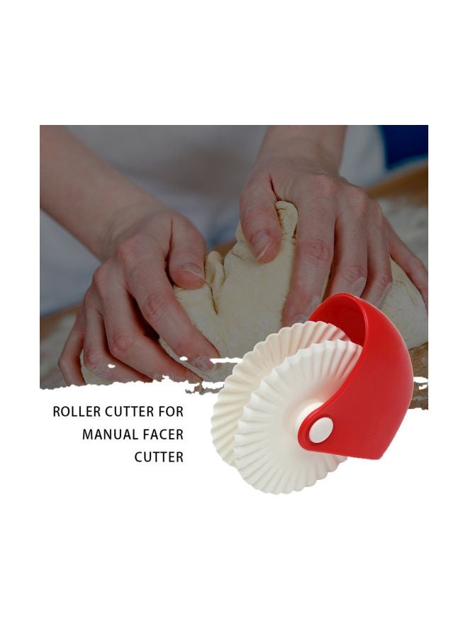 Plastic Pastry Cutting Wheel Red/White - Image 5