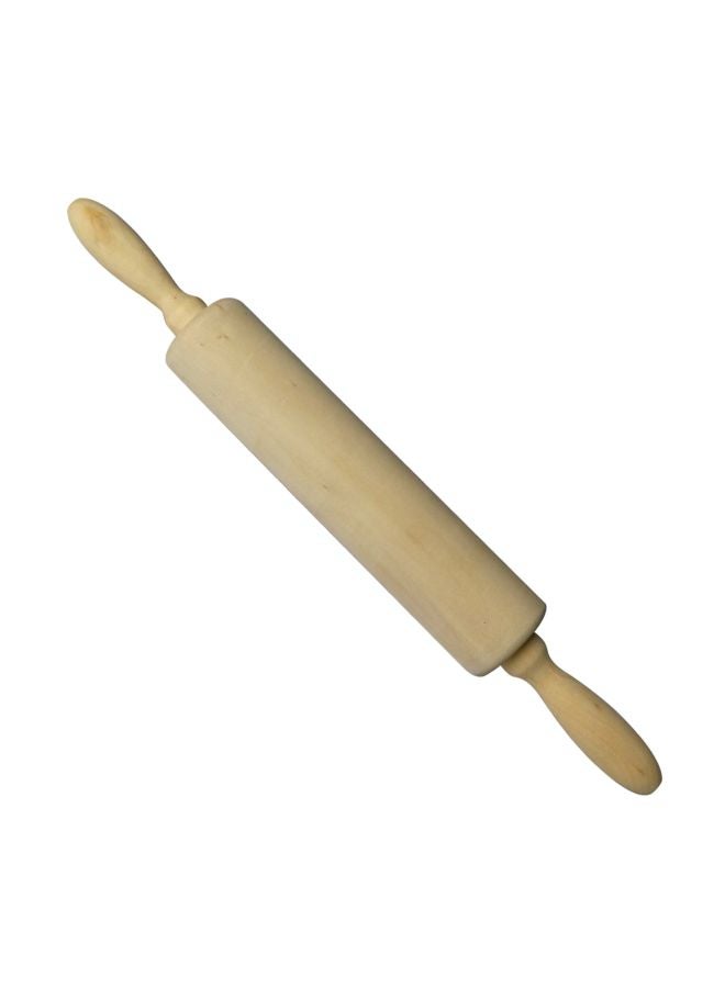 Wooden Rolling Pin Beige 35x4.5cm - Image 1