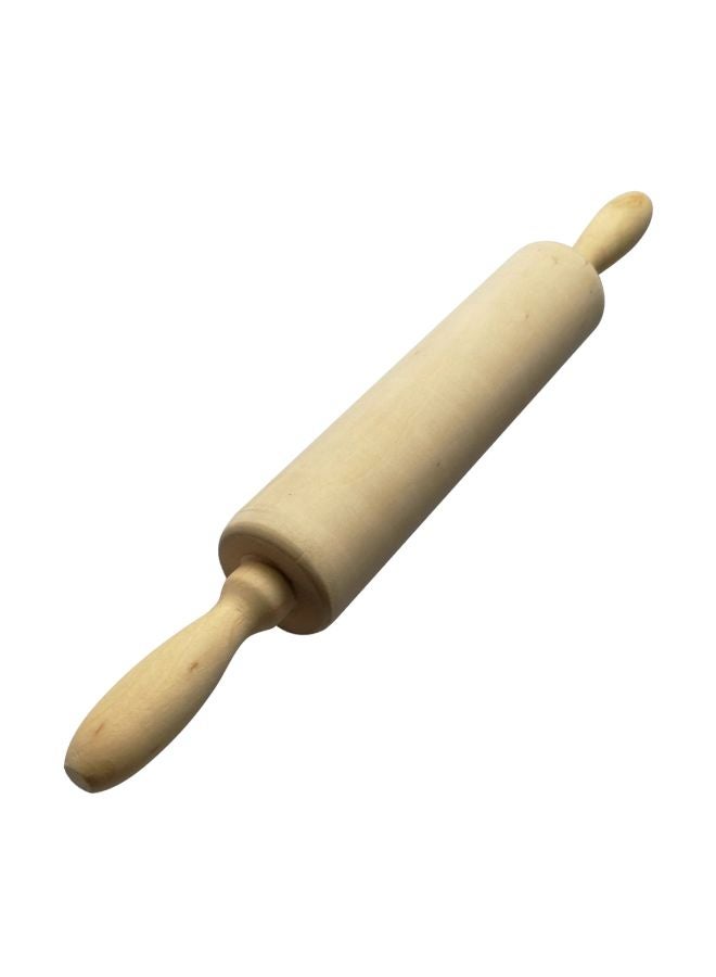 Wooden Rolling Pin Beige 35x4.5cm - Image 2