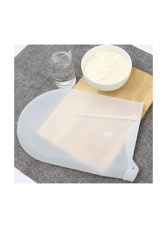Silicone Non-Stick Dough Bag White 30x20cm - Image 3