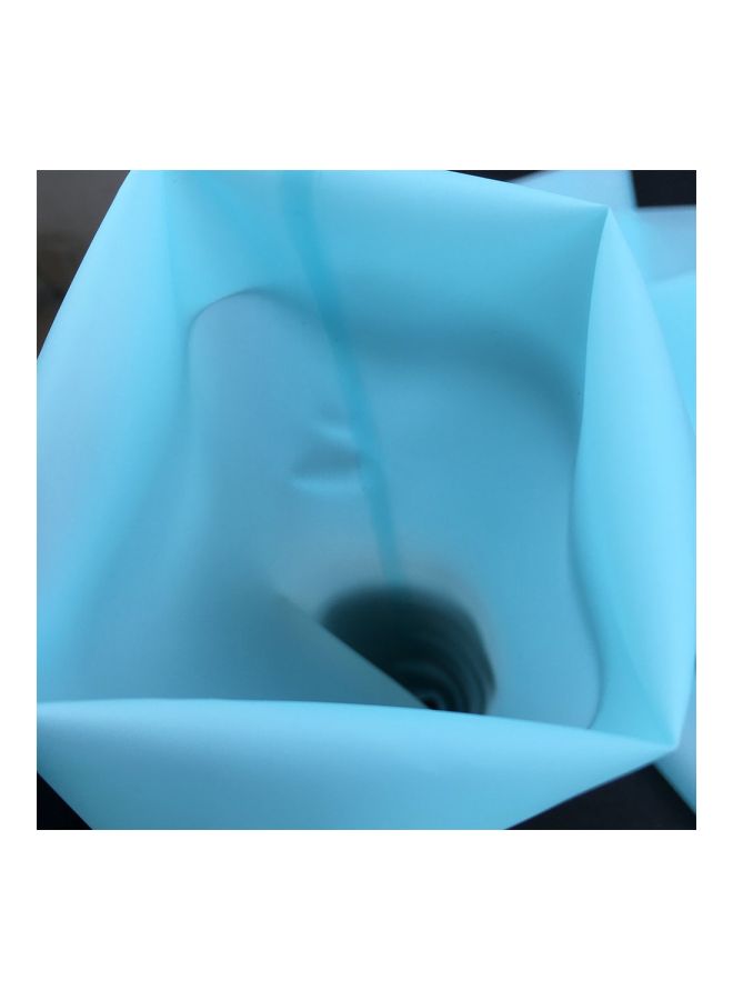 Pack Of 8 EVA Piping Pastry Bag Set Blue/Silver 315x170mm  - Image 4