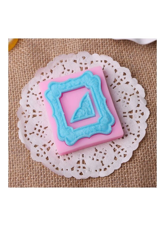Photo Frame Sugar Mould Pink 72x90mm - Image 4