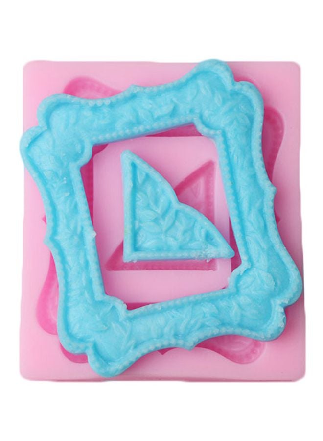 Photo Frame Sugar Mould Pink 72x90mm - Image 5